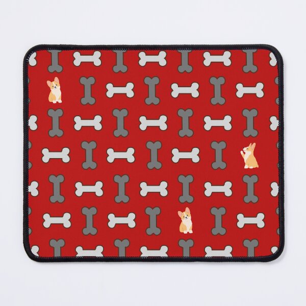 Item preview, Corgis with doggie bones pattern designed and sold by FringyGingy.