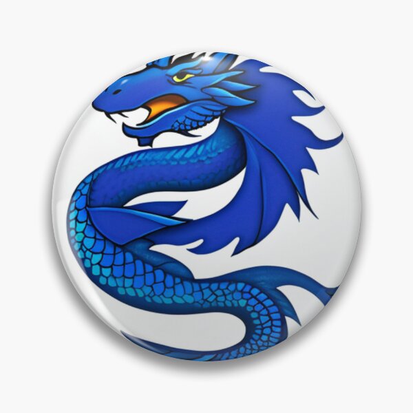 Item preview, Dragón asiático azul designed and sold by PlayDifferent ⭐⭐⭐⭐⭐.