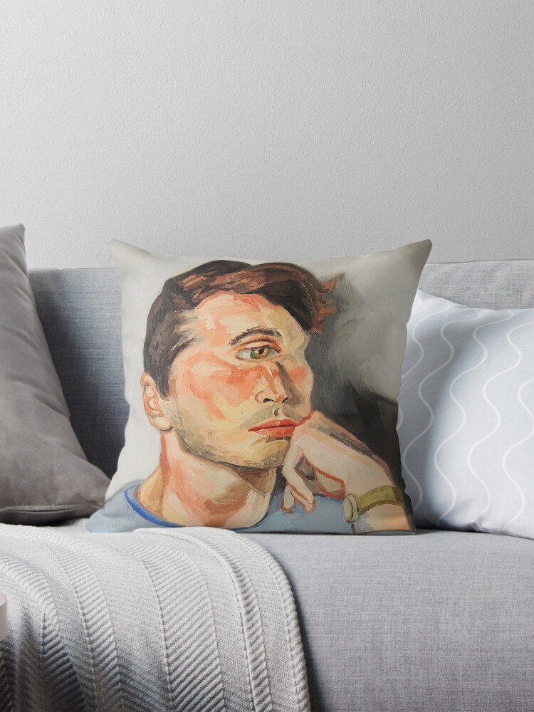Thumbnail 1 of 4, Pillow, Handsome Cyclops designed and sold by BlueStarseed.