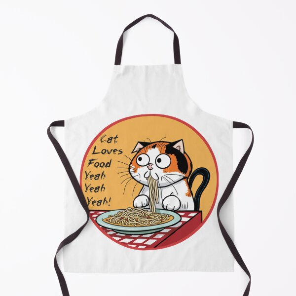 Item preview, Cat Loves Food Yeah Yeah Yeah designed and sold by Healio2.