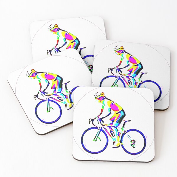 Item preview, A happy woman cyclist  designed and sold by BMCshop-Cie.