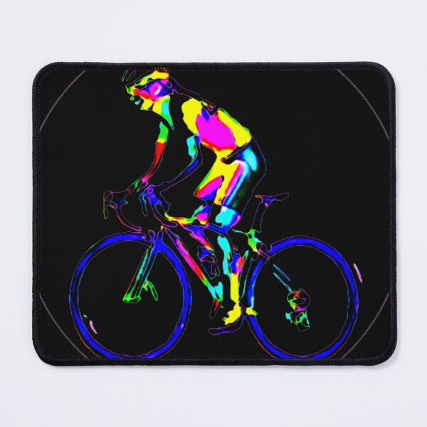 Item preview, A happy woman cyclist designed and sold by BMCshop-Cie.