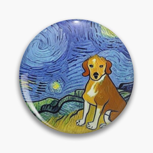 Item preview, Vincent van Gogh: The Dog Starry Night Art  designed and sold by Parparaway.