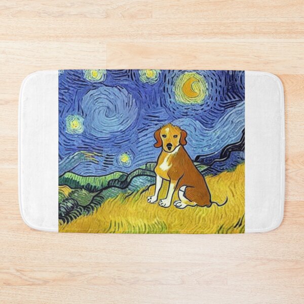 Item preview, Vincent van Gogh: The Dog Starry Night Art  designed and sold by Parparaway.