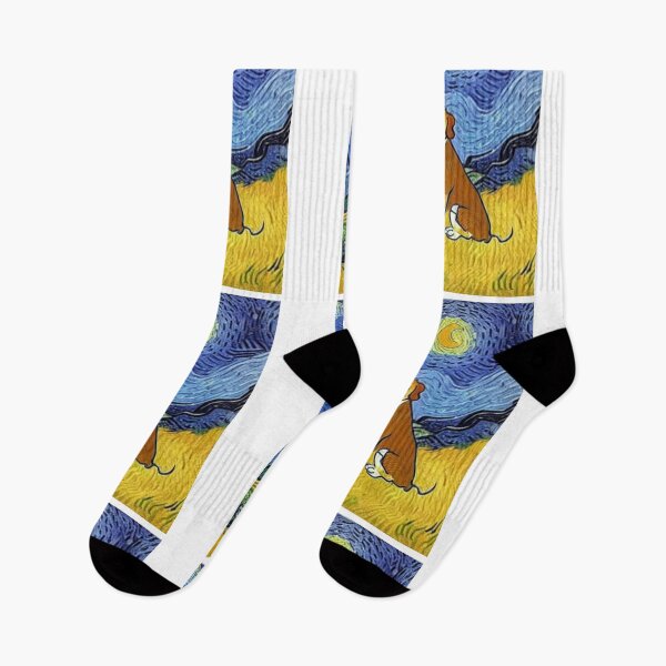 Item preview, Vincent van Gogh: The Dog Starry Night Art  designed and sold by Parparaway.