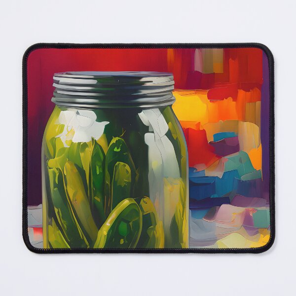 Item preview, Jars of Pickled Vine Leaves. Colourful Food Composition. designed and sold by FewBits.