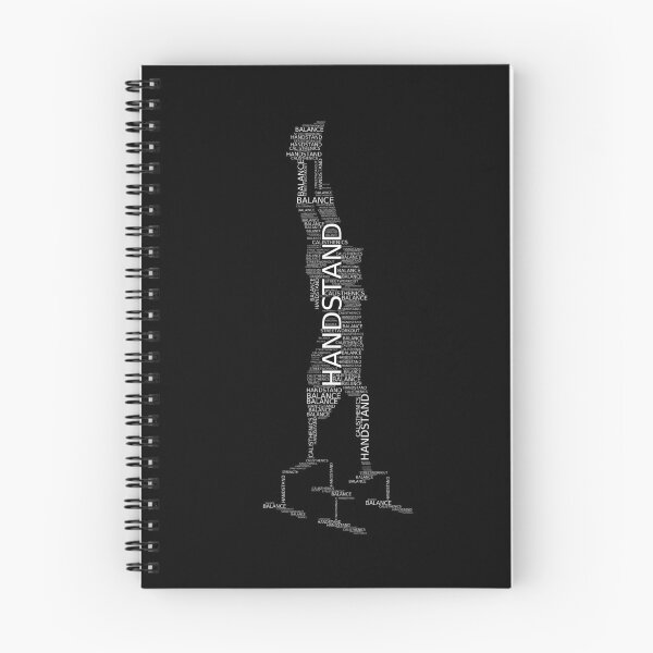 Item preview, Handstand Calisthenics Parallettes Word Shape designed and sold by StrongShirts.