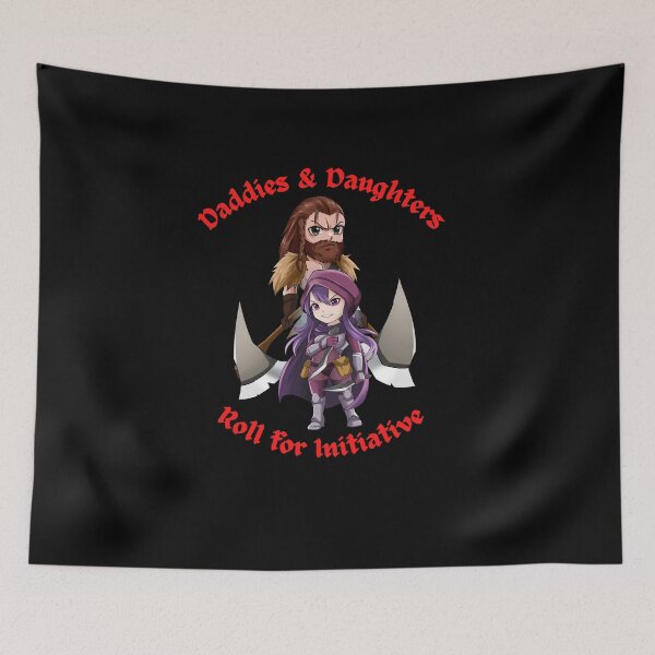 Item preview, Daddies & Daughters, Roll for Initiative designed and sold by PapaBearApparel.