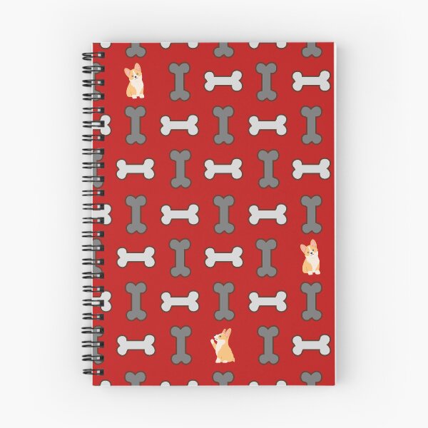 Item preview, Corgis with doggie bones pattern designed and sold by FringyGingy.