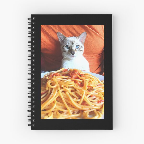 Item preview,  Cute Cat eating spaghetti designed and sold by BDG06.