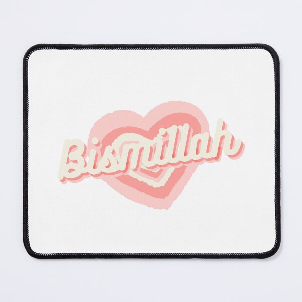 Item preview, BISMILLAH (Pink Heart) designed and sold by HijabieUkhty.