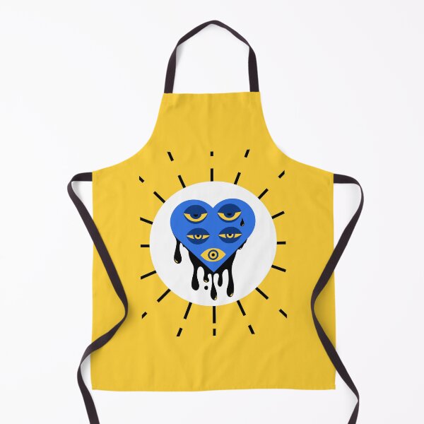 Item preview, Three Eyed Sad Electric Valentine Drippy Heart designed and sold by UTLastResponder.