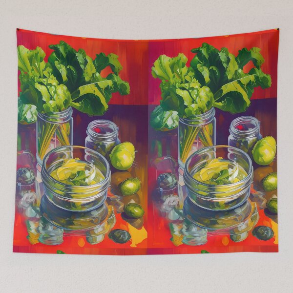 Item preview, Pickling Process. Colourful Food Composition. designed and sold by FewBits.