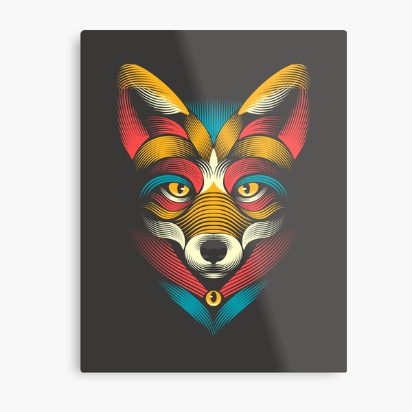 FOXoul Metal Print