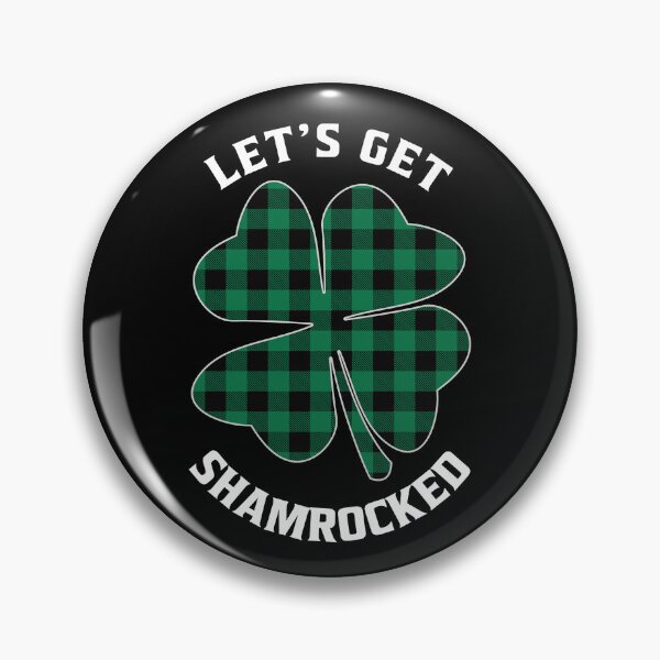 Item preview, Let's Get ShamRocked Green Plaid Funny St. Patrick's Day Irish Lucky Clover designed and sold by PrintOfi.