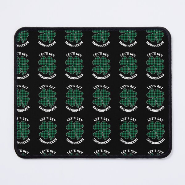 Item preview, Let's Get ShamRocked Green Plaid Funny St. Patrick's Day Irish Lucky Clover designed and sold by PrintOfi.