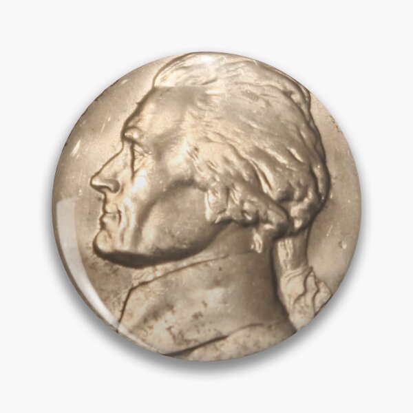 Item preview, 1945 S Jefferson Nickel designed and sold by coinsxcrochet.