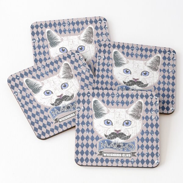 Item preview, Macho Whiskers Club designed and sold by StairiArt.