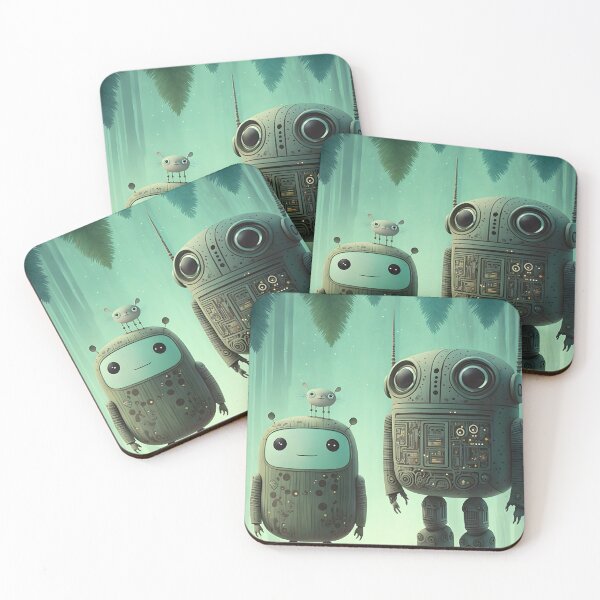 Item preview, Adorable Little Pop Art Deco Robots designed and sold by Marcelo Vieira.