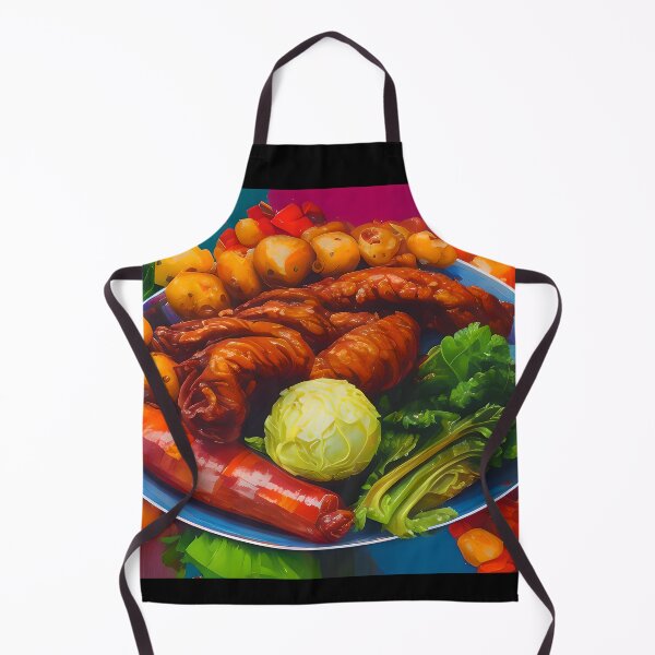Item preview, Sunday Roast. Colourful Food Composition. designed and sold by FewBits.