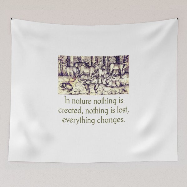 Item preview, In Nature Nothing Is Created - Quote designed and sold by CrankyOldDude.