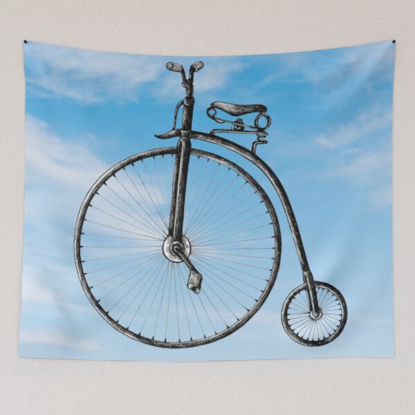 Item preview, Penny farthing in the sky designed and sold by Donkey's Salad.
