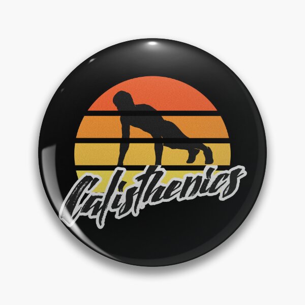 Item preview, Calisthenics Push Up Retro Sunset Street Workout designed and sold by StrongShirts.