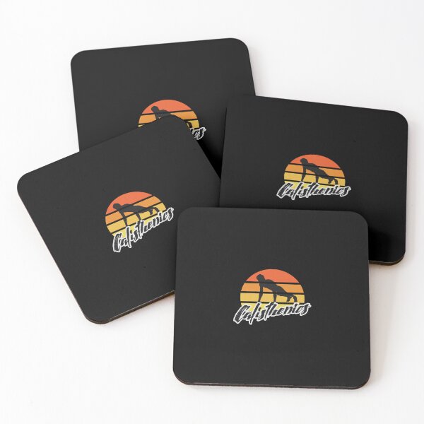 Item preview, Calisthenics Push Up Retro Sunset Street Workout designed and sold by StrongShirts.