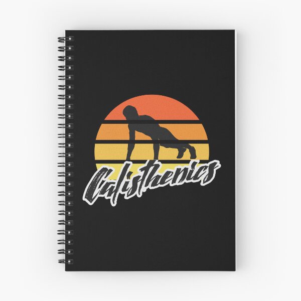 Item preview, Calisthenics Push Up Retro Sunset Street Workout designed and sold by StrongShirts.