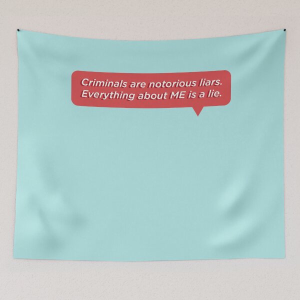 Item preview, Everything about ME is a lie Sticker designed and sold by Theo7Moen-L.