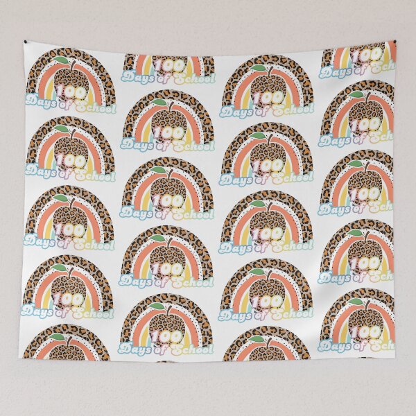 Item preview, Leopard Print 100 Days Of School  designed and sold by FortuneCookieTs.