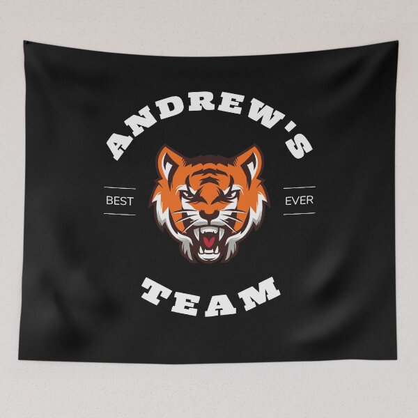 Item preview, ANDREW NAME: ANDREW'S TEAM TIGER DESIGN. designed and sold by AlexRelax.