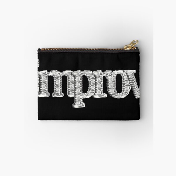 Item preview, improv -- a nice metallic design designed and sold by LaughItsComedy.