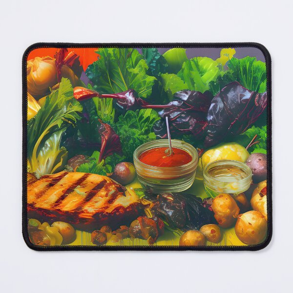 Item preview, Sunday Roast. Colourful Food Composition. designed and sold by FewBits.