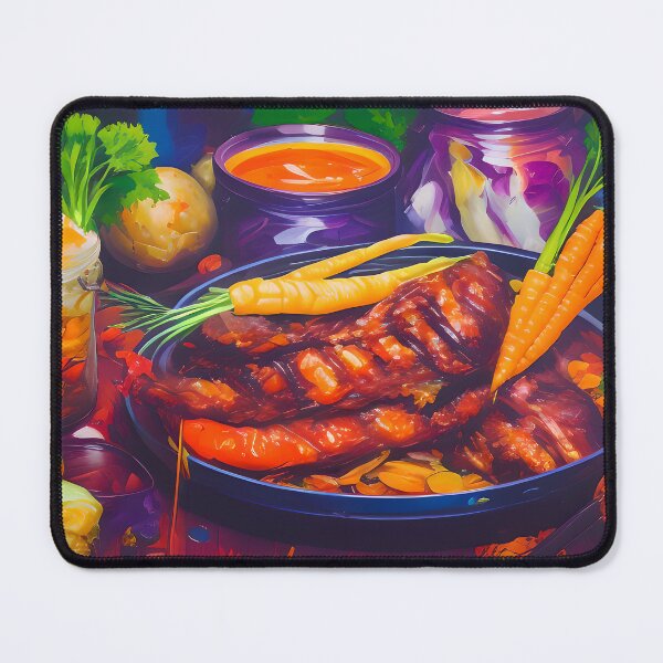Item preview, Sunday Roast. Colourful Food Composition. designed and sold by FewBits.