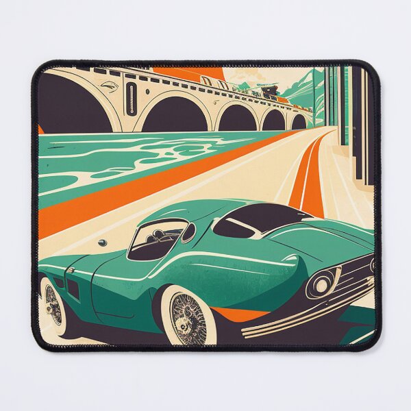 Item preview, Qatar Supercar Vintage Travel Art Poster designed and sold by OldTravelArt.