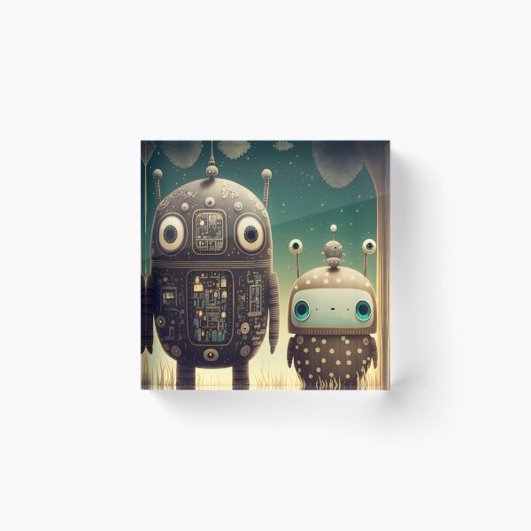 Item preview,  Little Pop Art Deco Robots designed and sold by Marcelo Vieira.