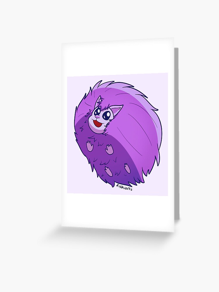 Purple Pygmy Puff With Sound