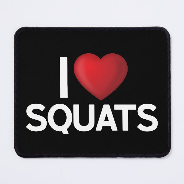 Item preview, I Love Squats Booty Workout Fitness Training designed and sold by StrongShirts.