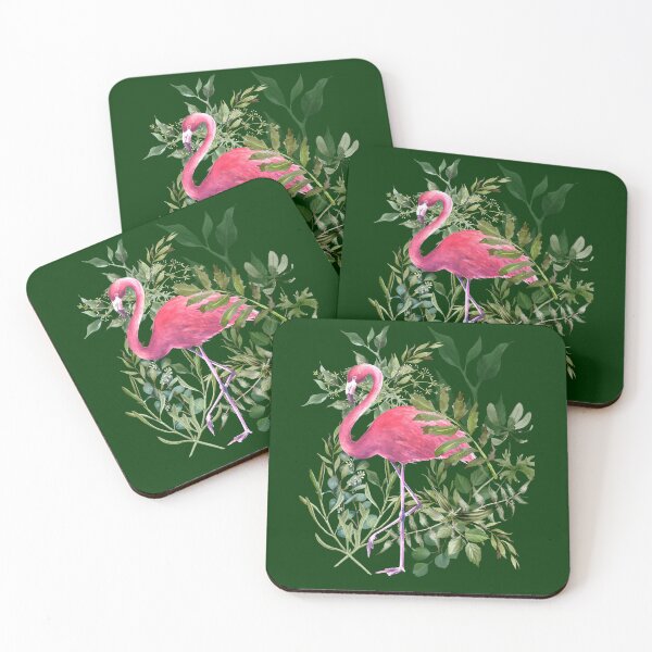 Item preview, Flamingo In Foliage designed and sold by 4CoolKats.