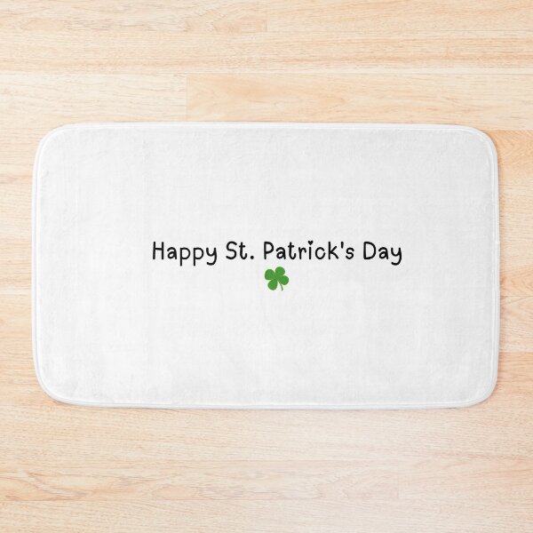 Item preview, Happy St. Patrick's Day | 4-Leaf Clover | March 17th | Beer | Light Background designed and sold by SidefatSayings.