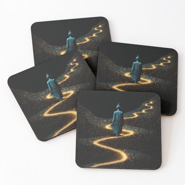 Item preview, Buddha Walking The Golden Path designed and sold by Plumtree81.