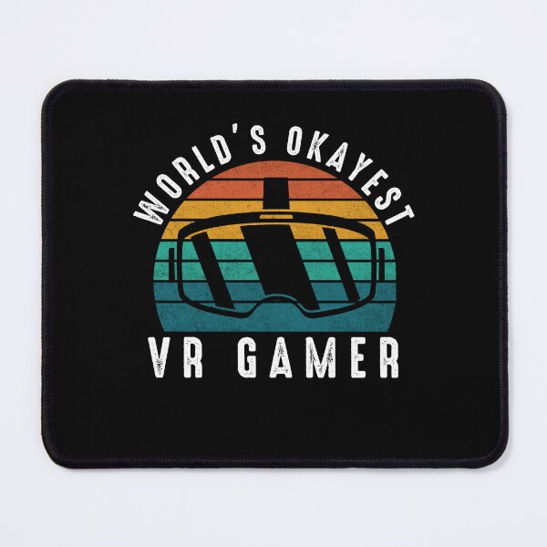Item preview, World's Okayest VR Gamer Virtual Reality Humor VRComedy Meme Gamer designed and sold by DadJokeDescript.