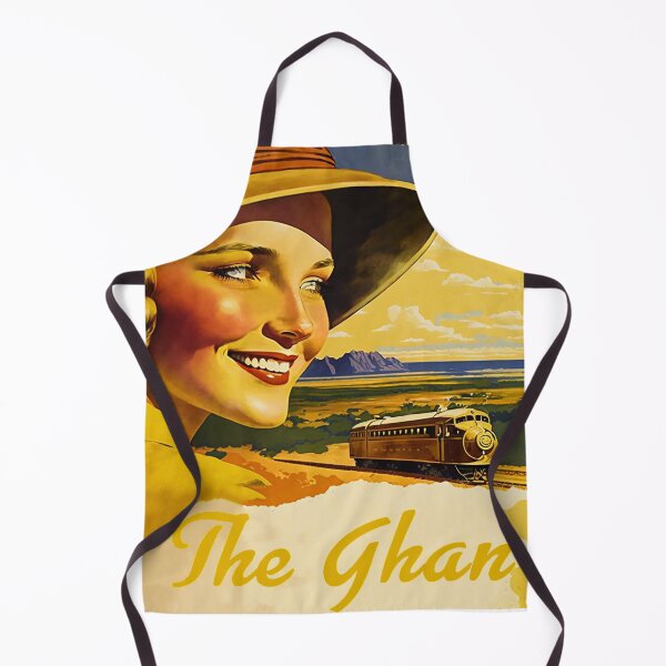 Item preview, The Ghan Railway Australia Vintage Travel Art Poster designed and sold by OldTravelArt.