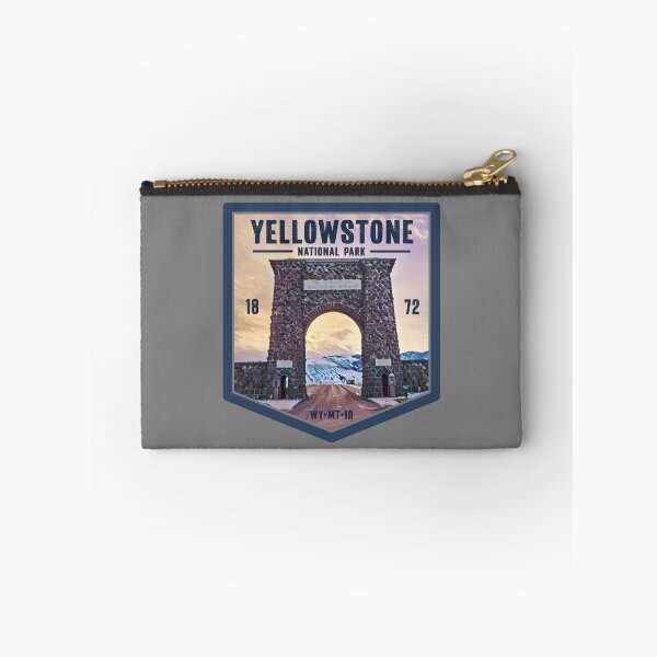 Item preview, Yellowstone National Park Roosevelt Arch at Sunrise designed and sold by smpritt.