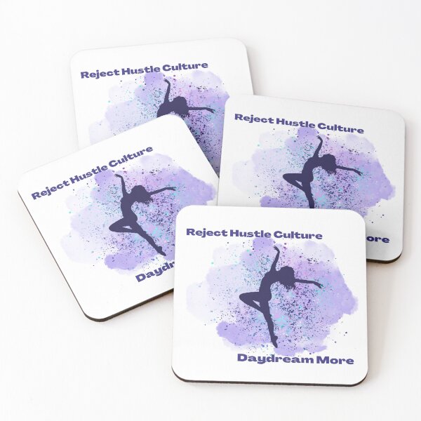 Item preview, Reject Hustle Culture - Daydream More (Purple) designed and sold by T-WoodCreations.