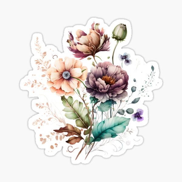 Watercolor flower stickers! 🌹🌸🌺Swipe to see them all : r/notabilityapp