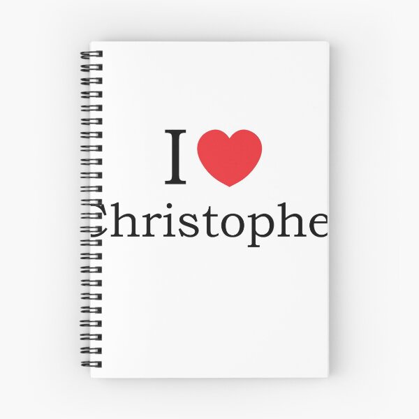 Item preview, I Love Christopher - With Simple Love Heart designed and sold by theredteacup.
