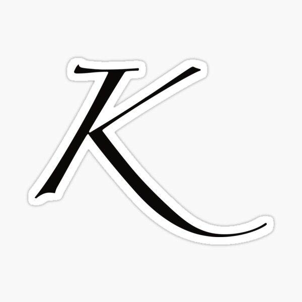 Initial K with Crown