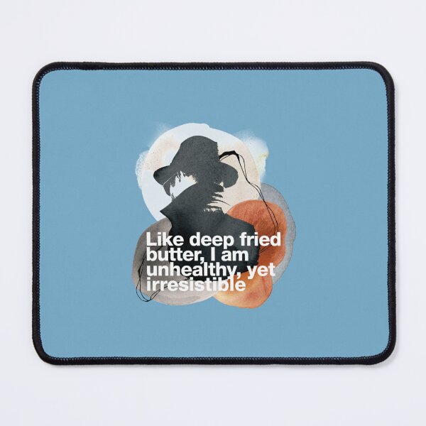 Item preview, If in doubt quote Raymond Reddington Like deep fried butter I am unhealthy yet irresistible Character illustration with watercolors designed and sold by Berry4ogisich-L.